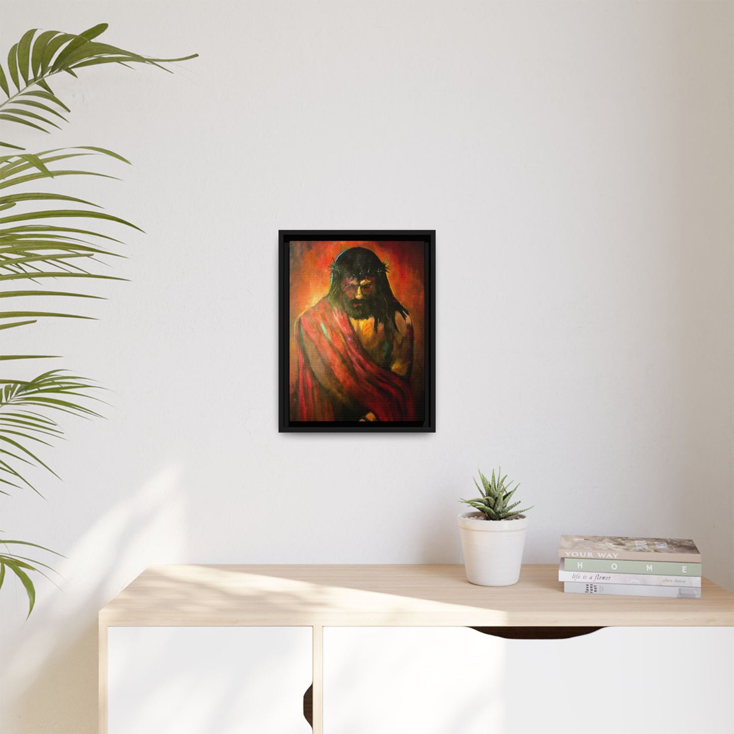 “KING of kings” Matte Canvas, Framed (Multi-color)