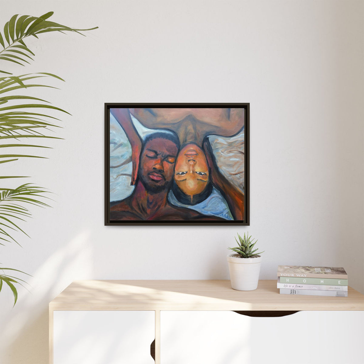 Matte Canvas, Framed (Multi-color)