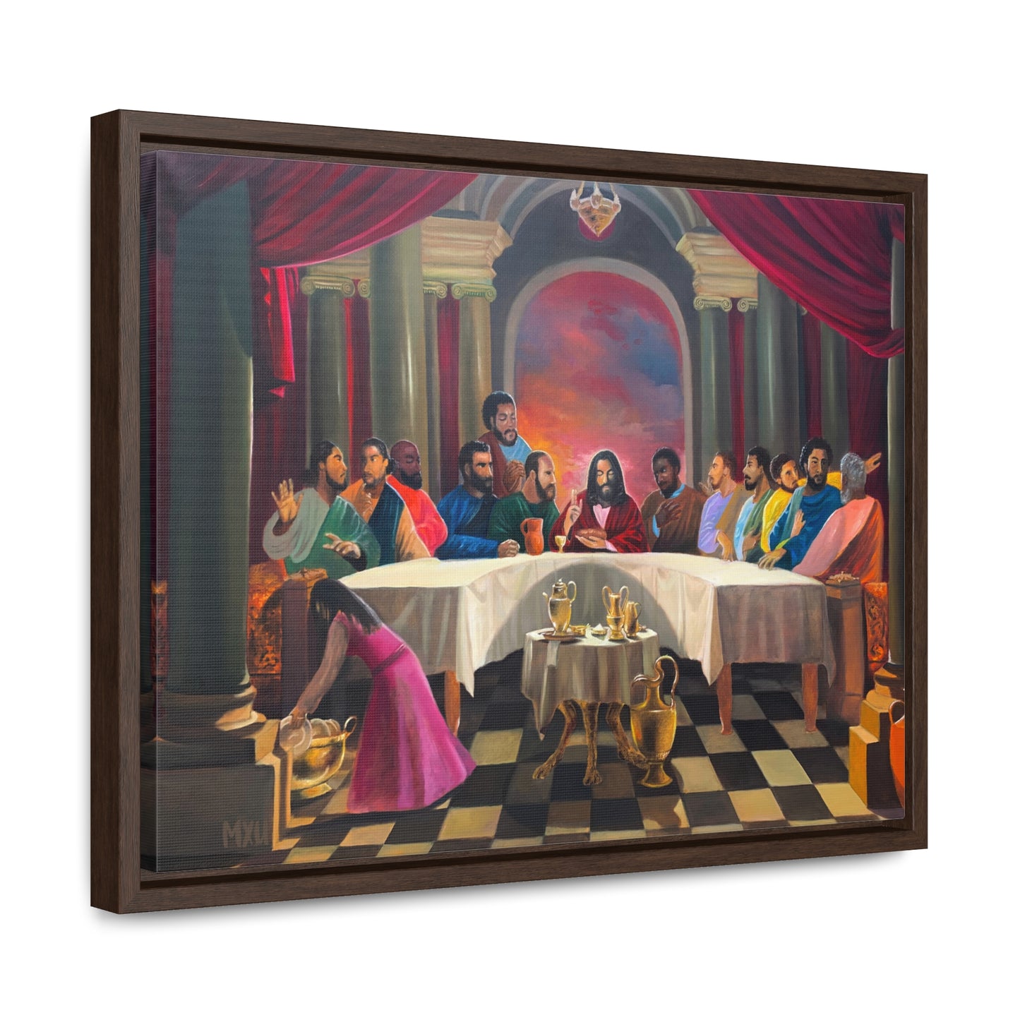 The Last Supper | Framed Canvas Print |Fine Art Collectable