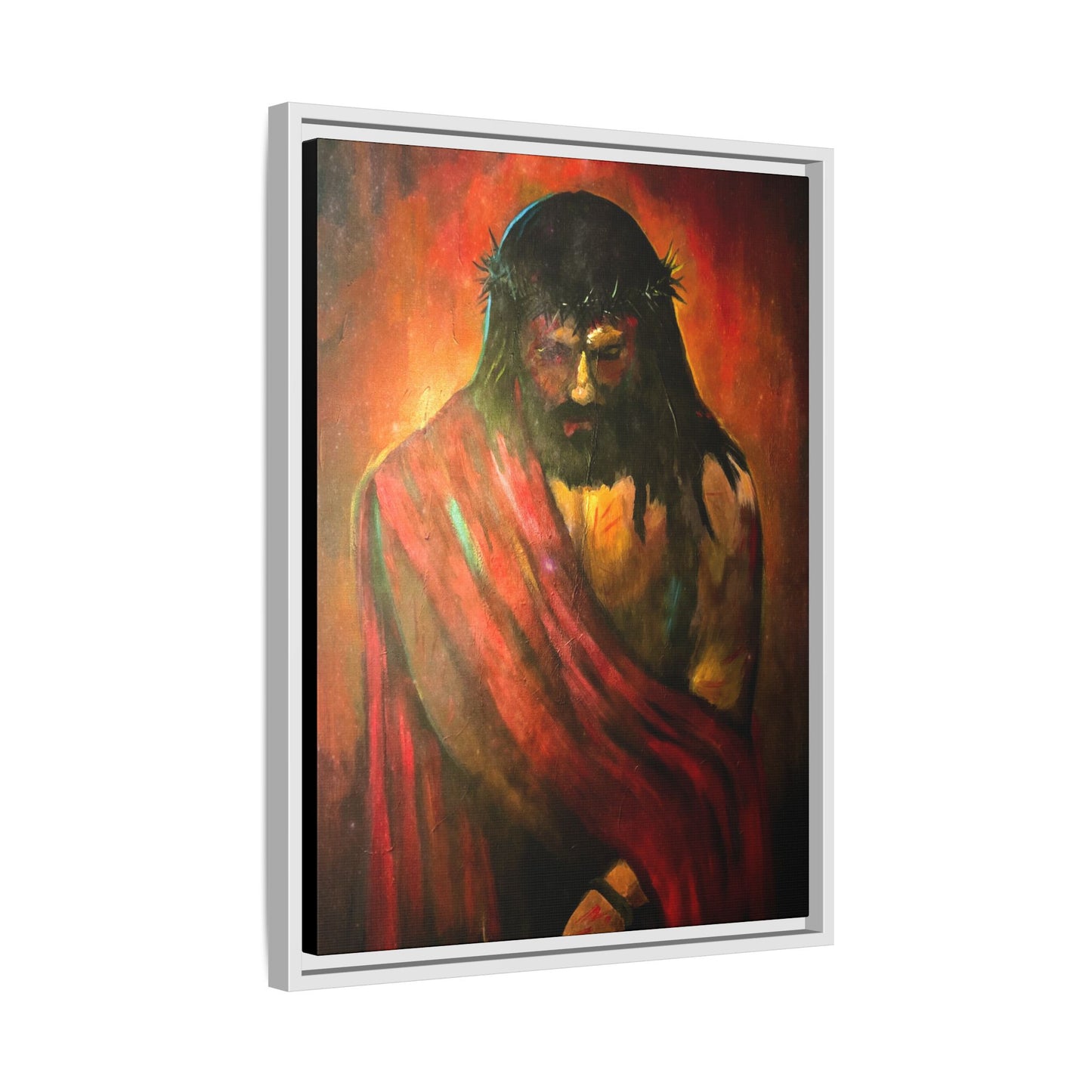 “KING of kings” Matte Canvas, Framed (Multi-color)