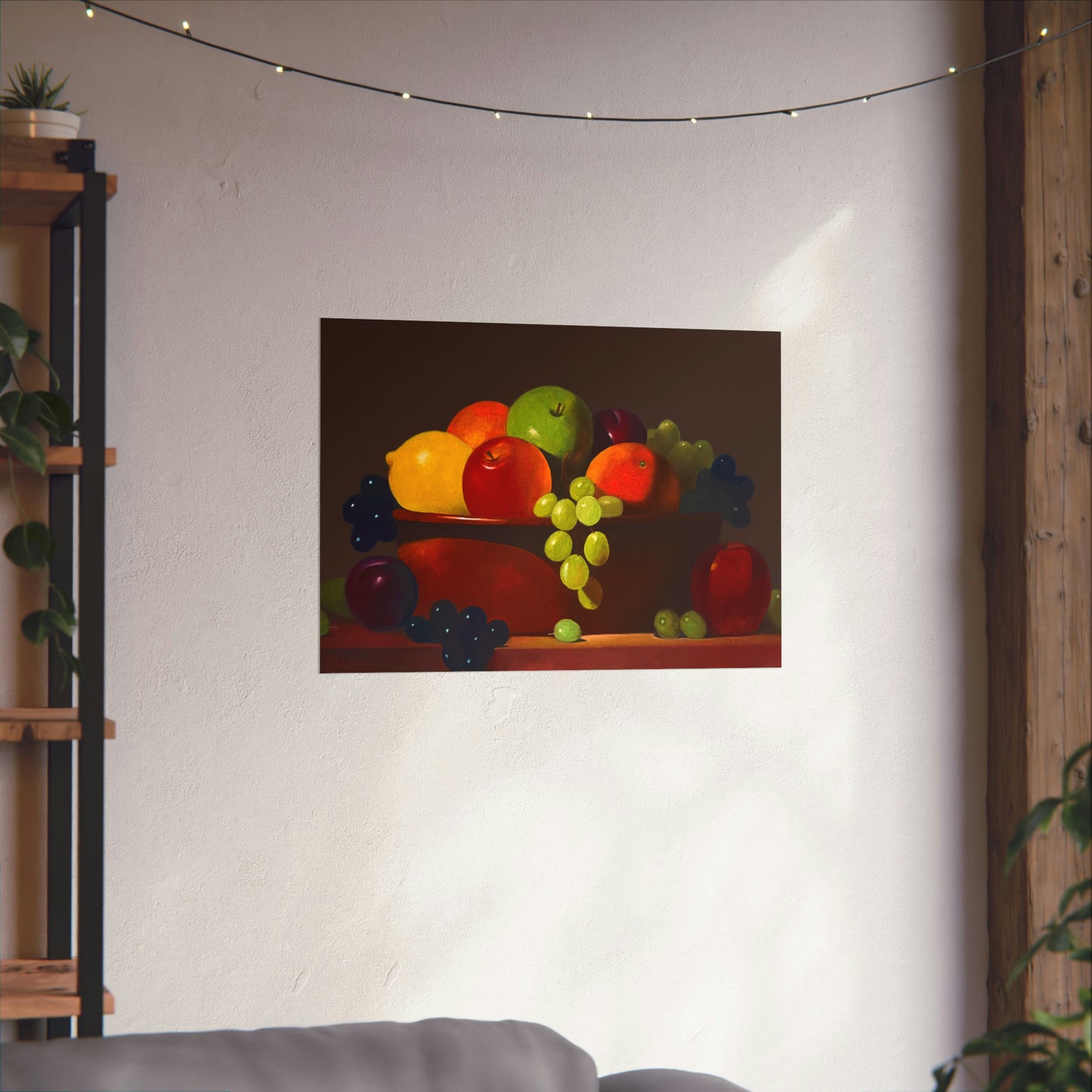 Fruit Basket Painting Matte Horizontal Posters