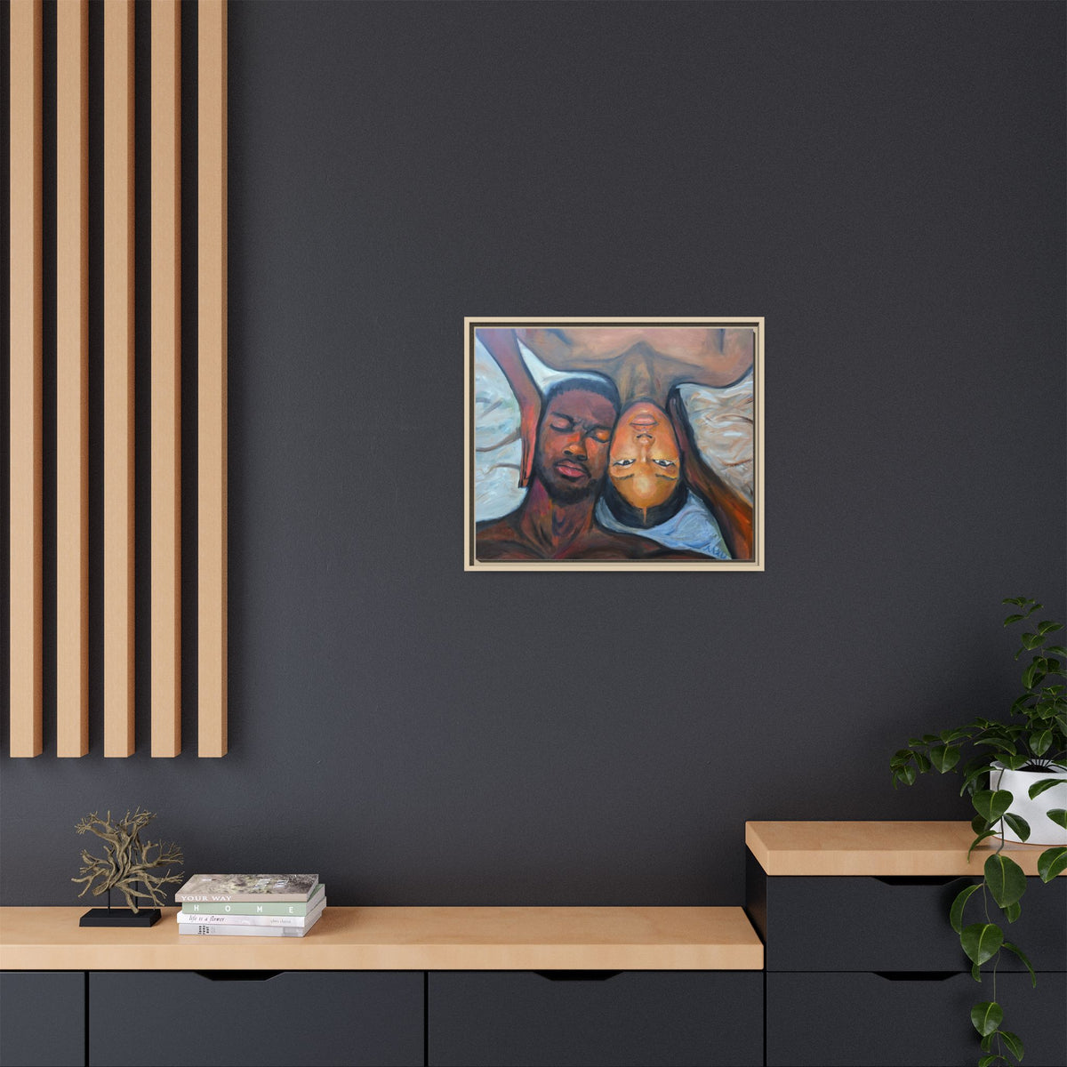 Matte Canvas, Framed (Multi-color)