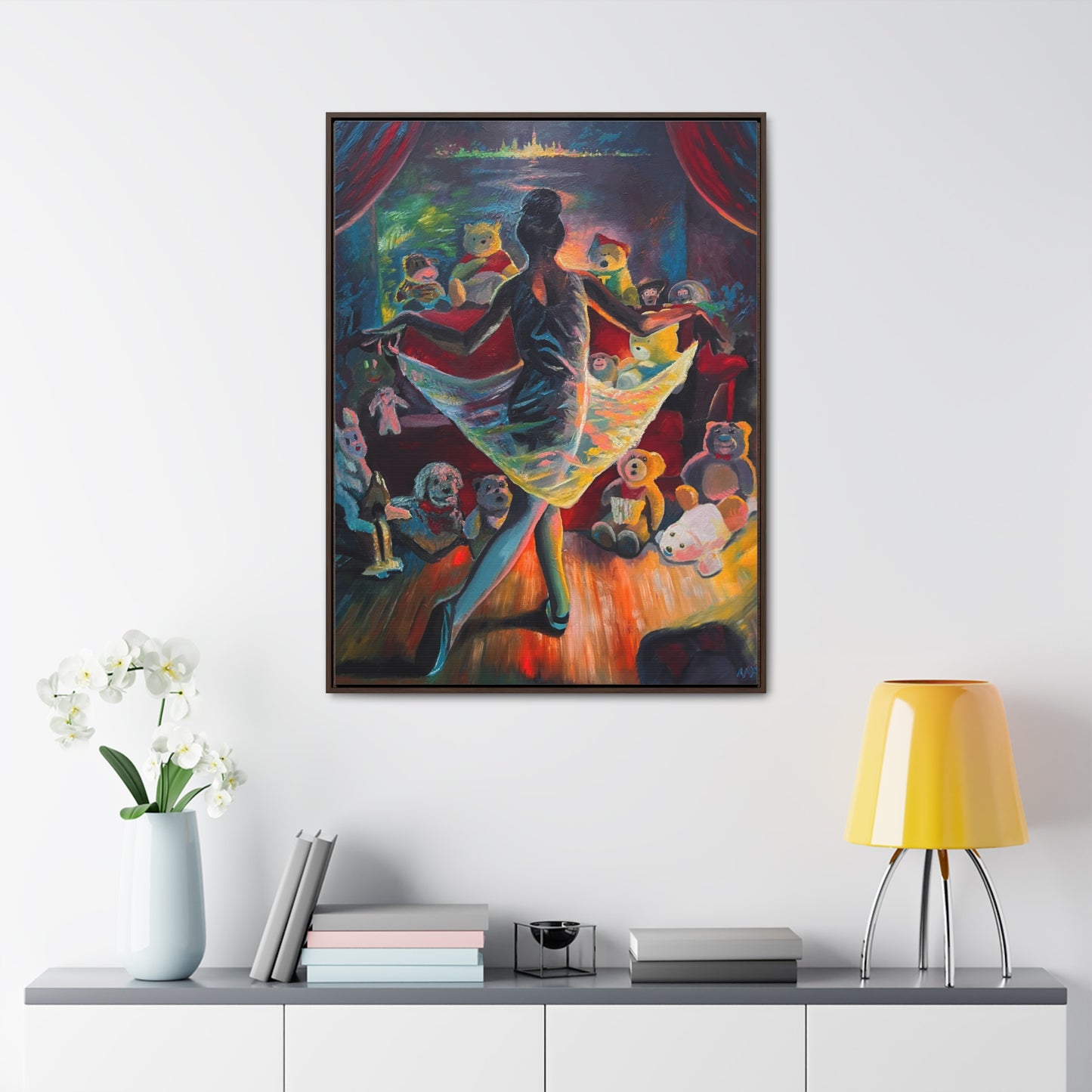 The Star of the Show | Fine Art Collectable | Framed Canvas Print