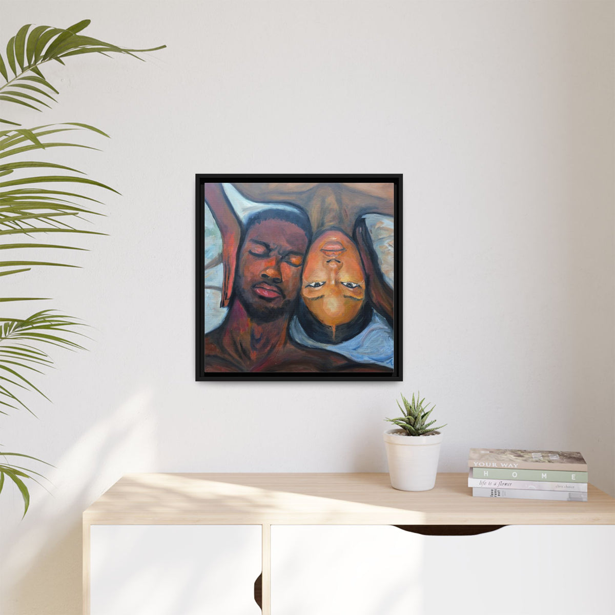 Matte Canvas, Framed (Multi-color)