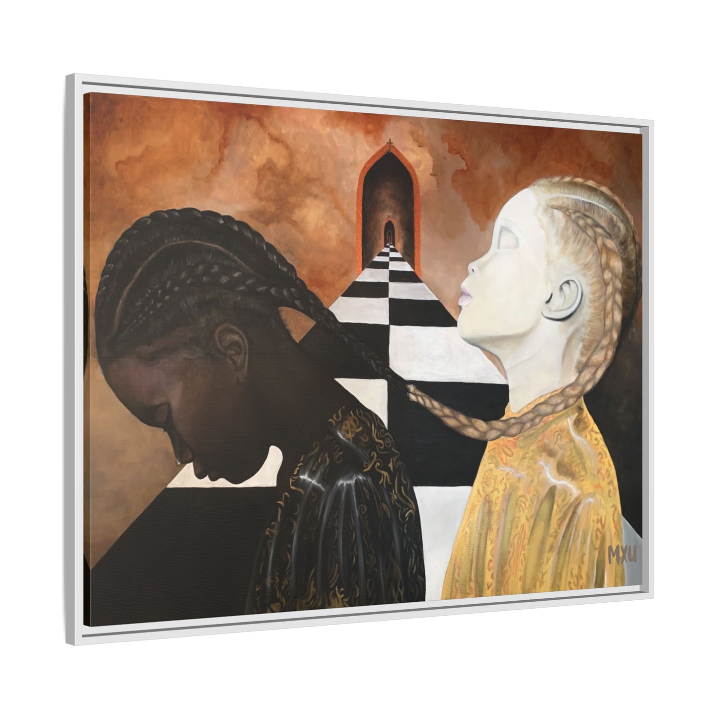 Matte Canvas, Framed (Multi-color)