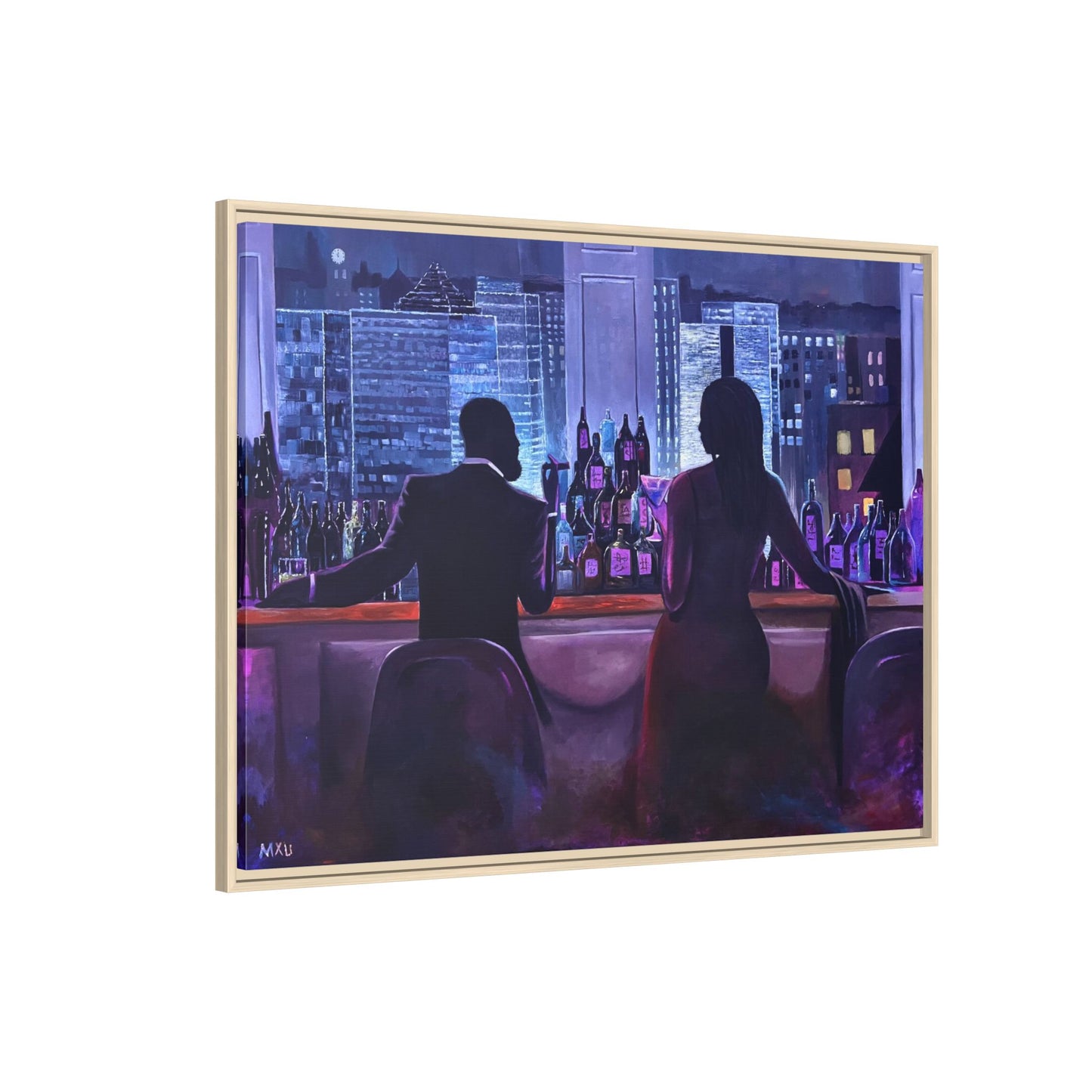Matte Canvas, Framed (Multi-color)
