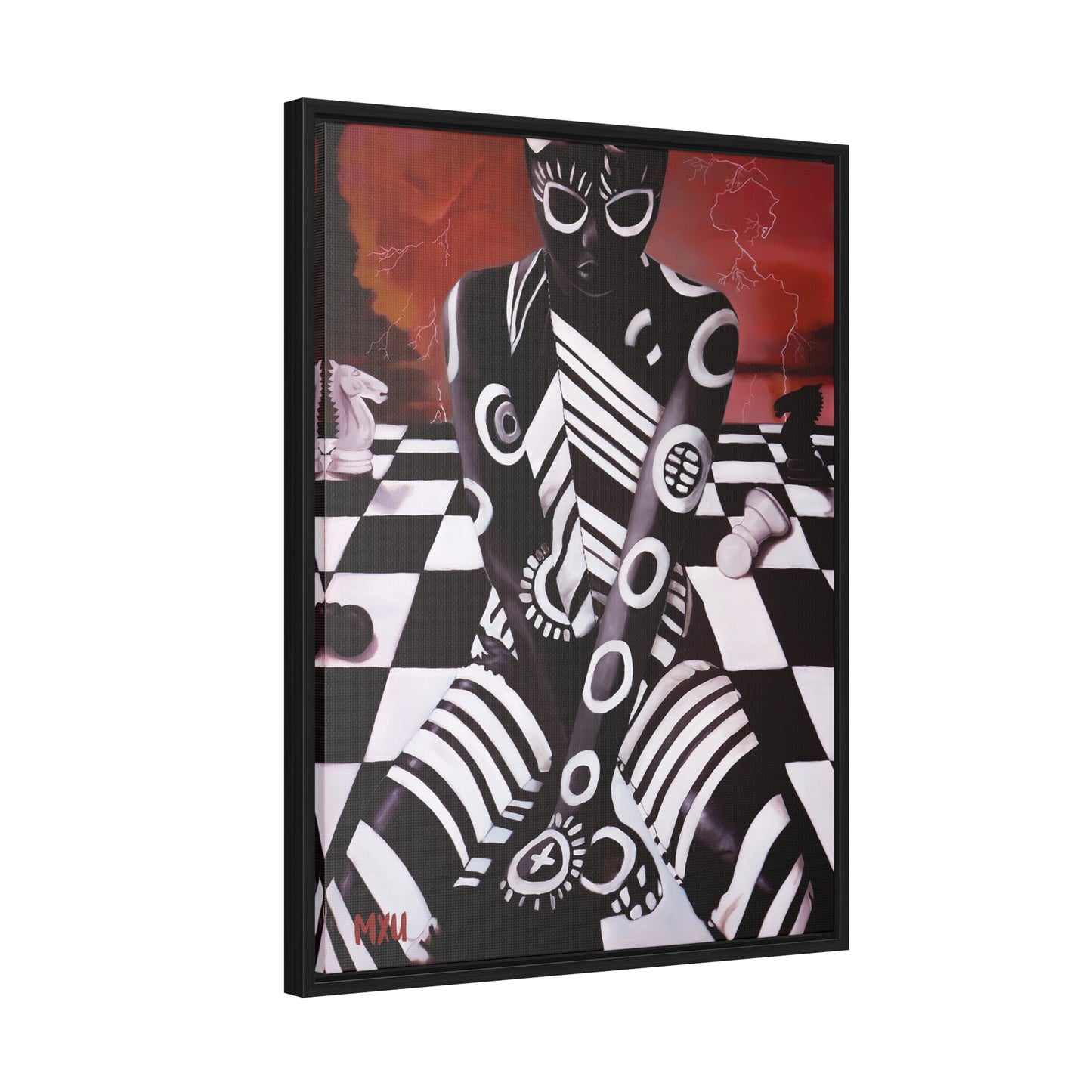 Stalemate | Fine Art Collectable | Framed Canvas Print