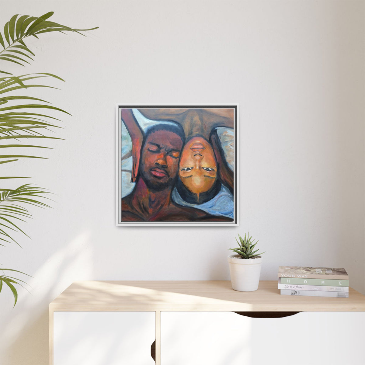 Matte Canvas, Framed (Multi-color)