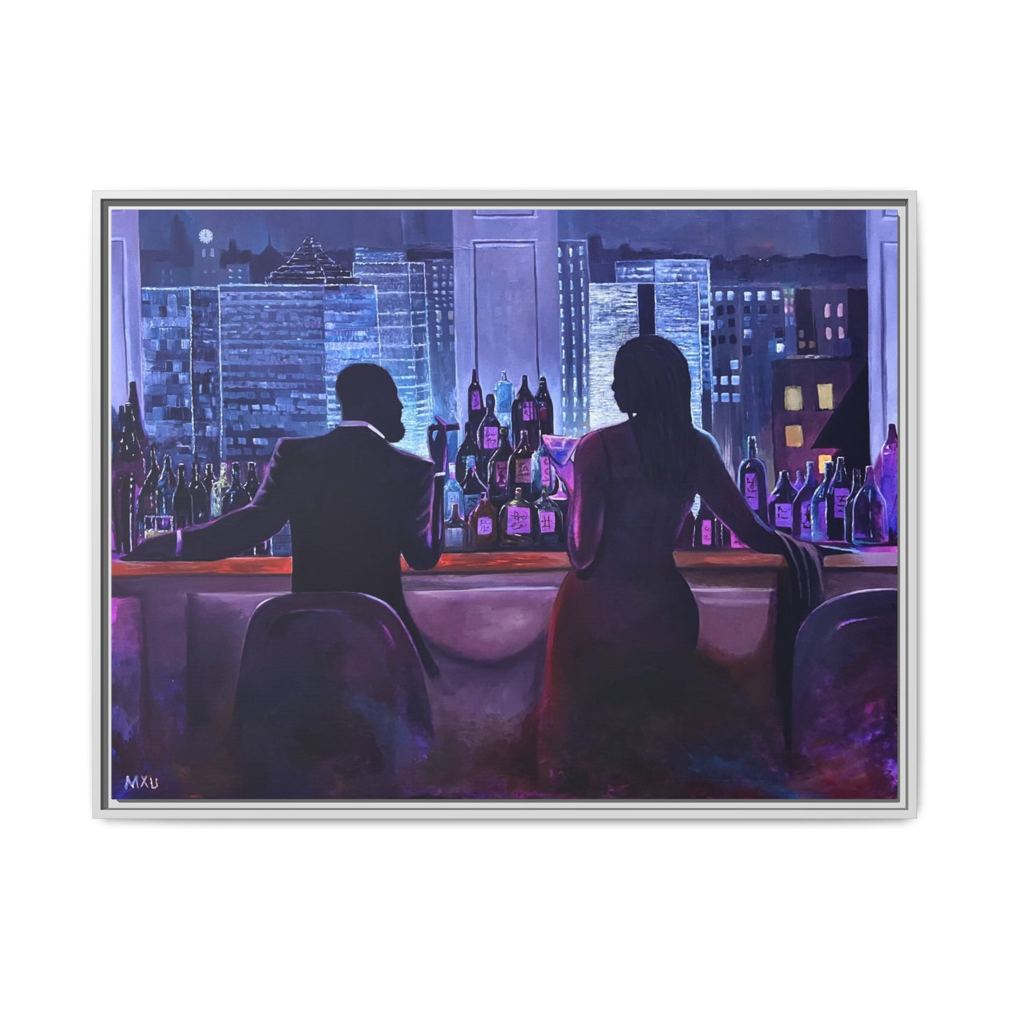 Matte Canvas, Framed (Multi-color)