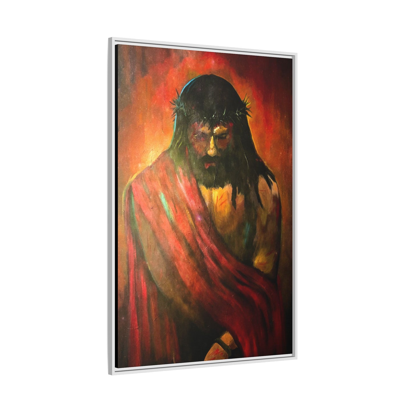 “KING of kings” Matte Canvas, Framed (Multi-color)