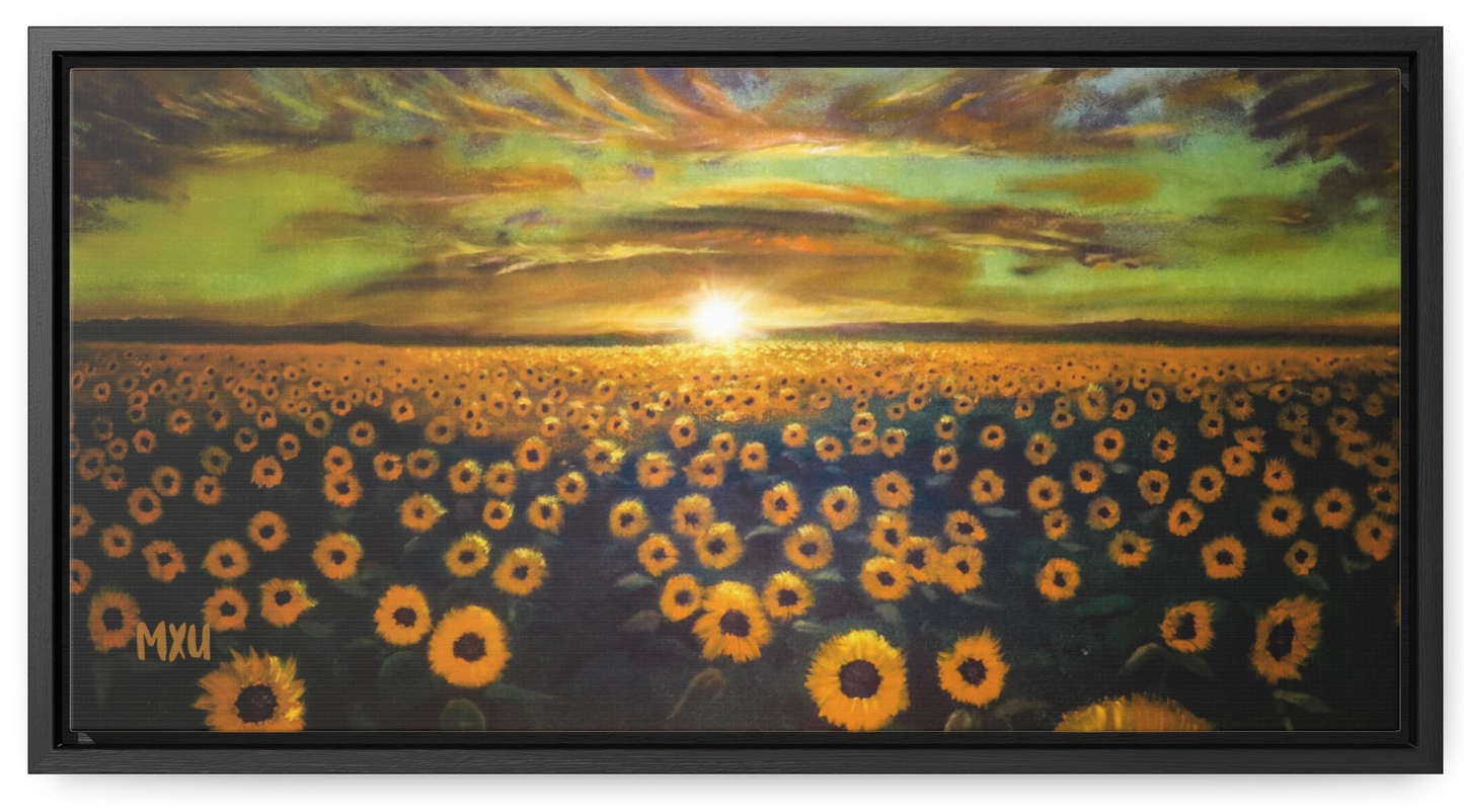 Let the Sunshine in | Framed Canvas Print | Fine Art Collectable