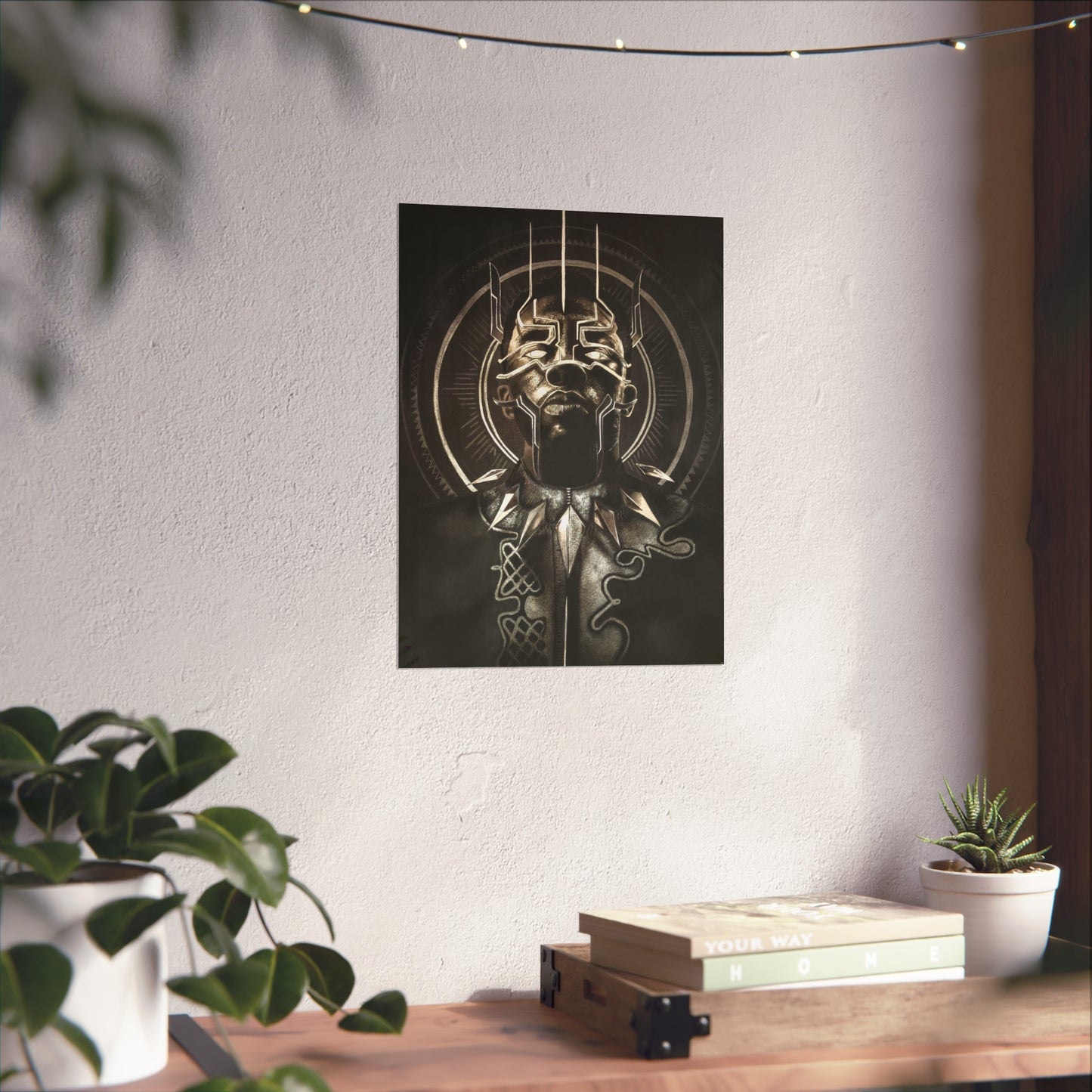 Bold Black Panther Fine Art Poster for Home Decor