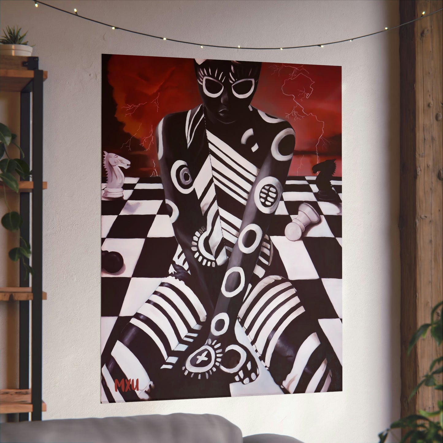 Stalemate Painting | Matte Vertical Posters