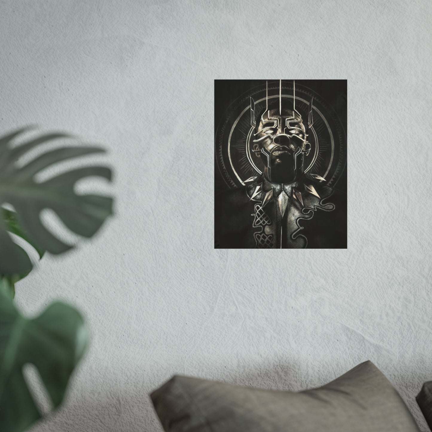 Bold Black Panther Fine Art Poster for Home Decor