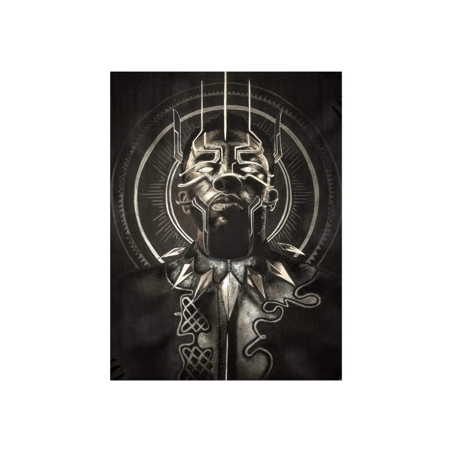 Bold Black Panther Fine Art Poster for Home Decor