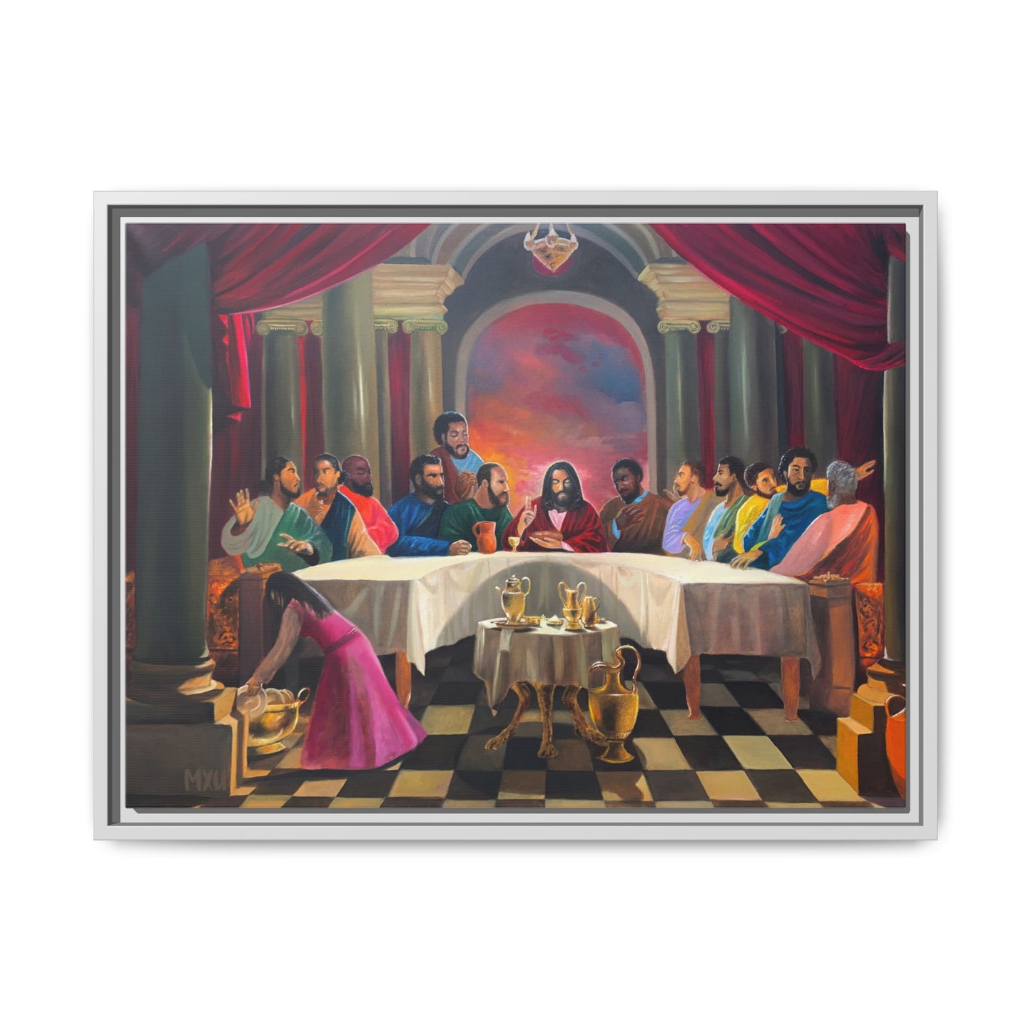 Last Supper Painting on Canvas print