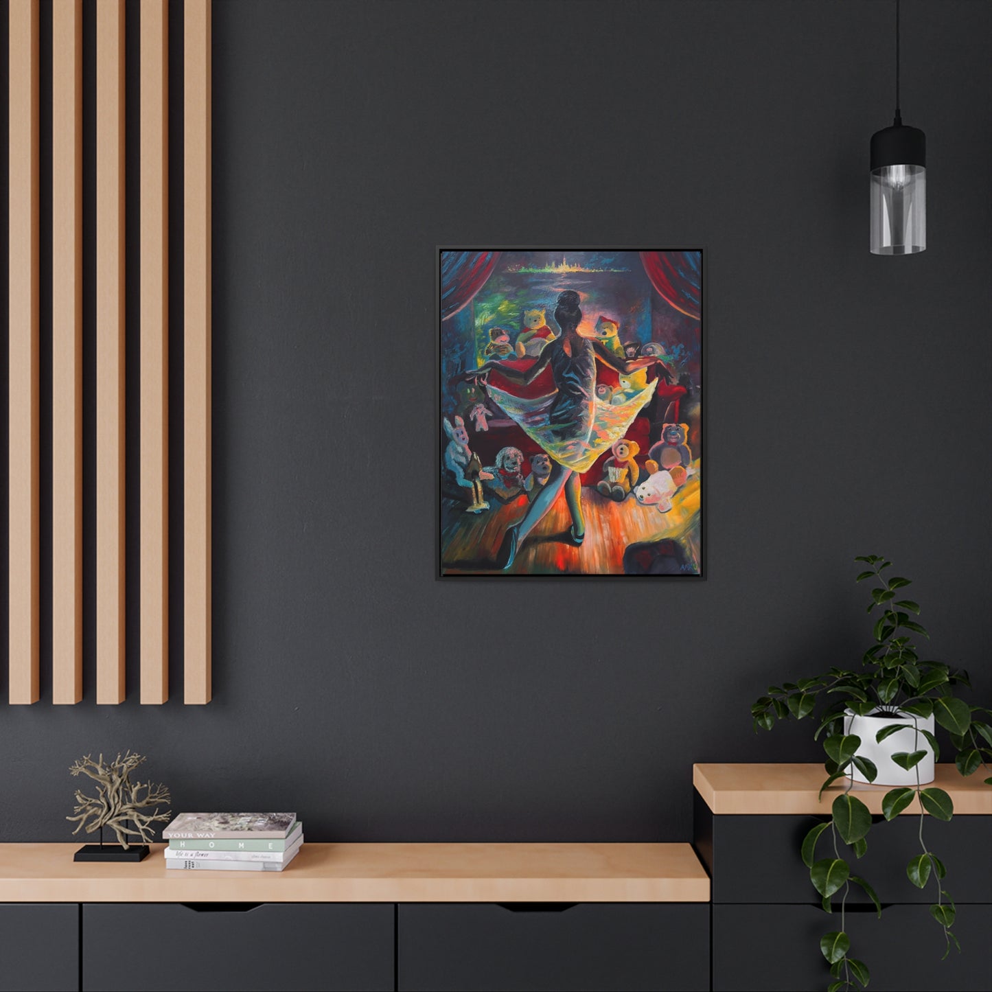 The Star of the Show | Fine Art Collectable | Framed Canvas Print