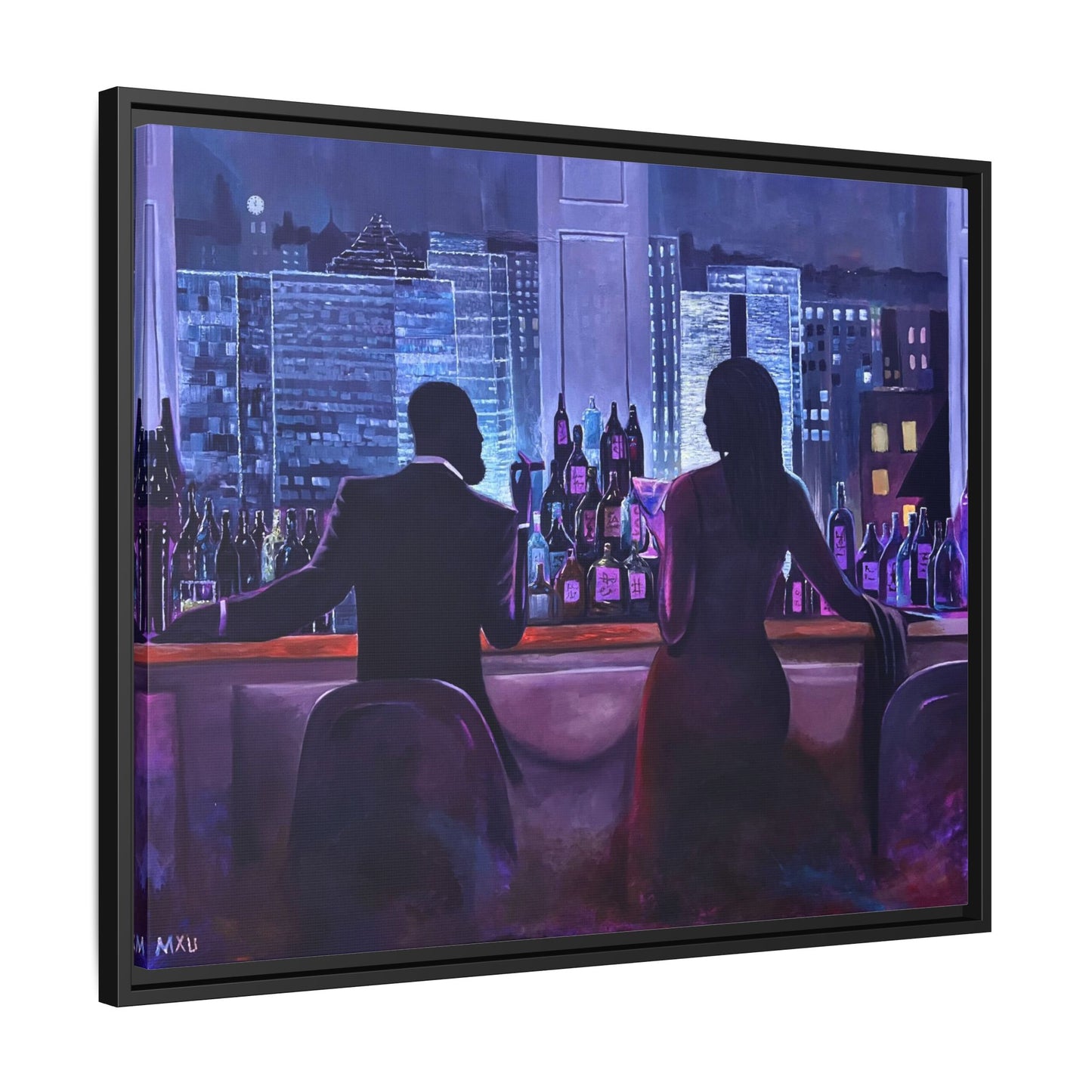 Matte Canvas, Framed (Multi-color)