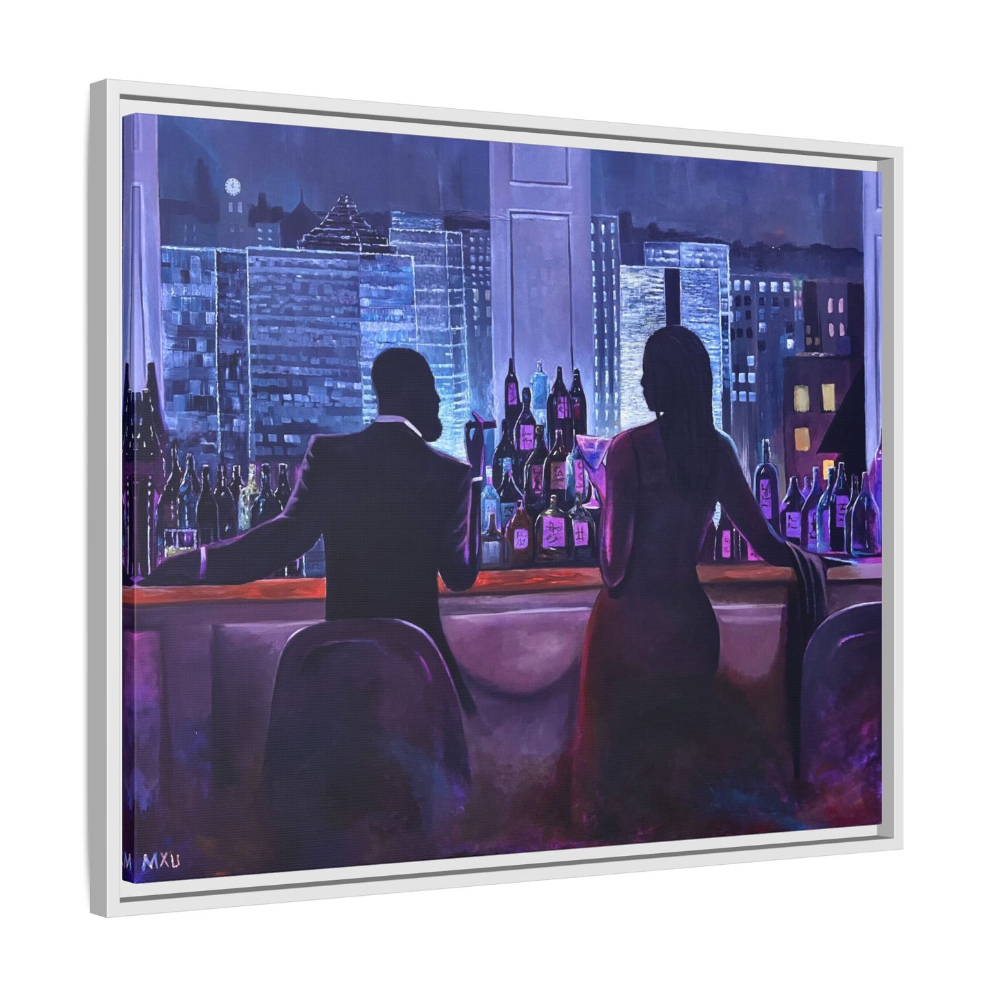 Matte Canvas, Framed (Multi-color)