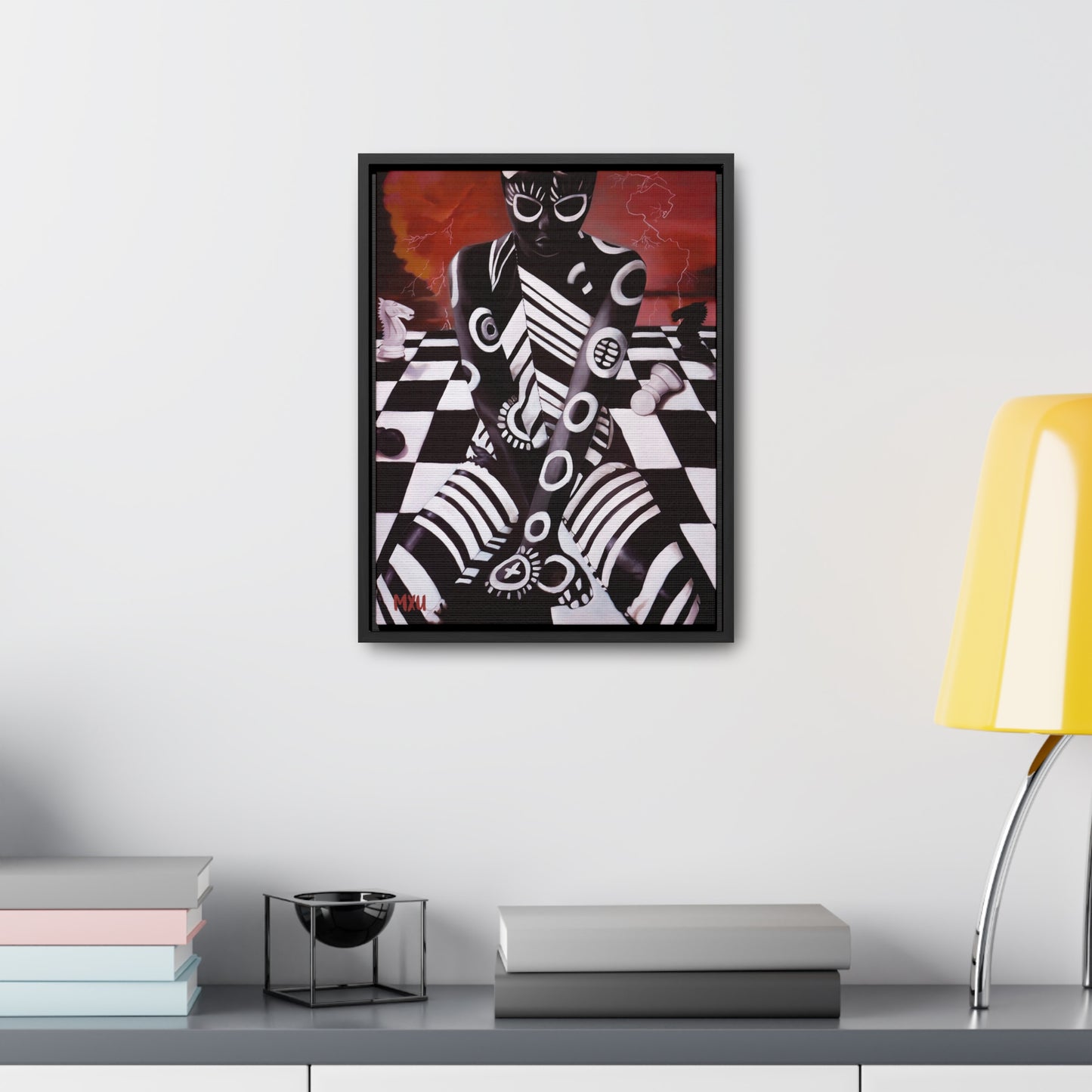 Stalemate | Fine Art Collectable | Framed Canvas Print