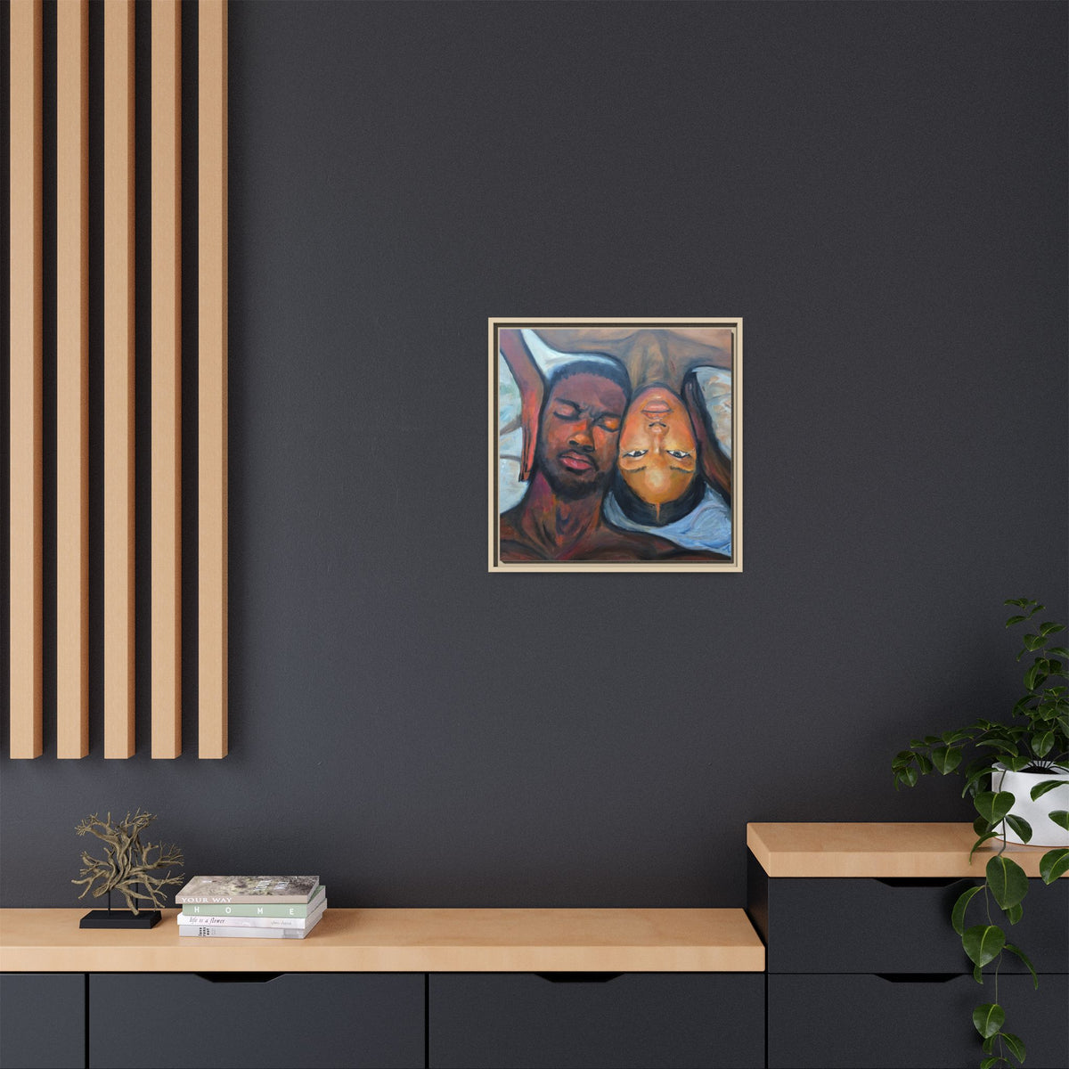 Matte Canvas, Framed (Multi-color)