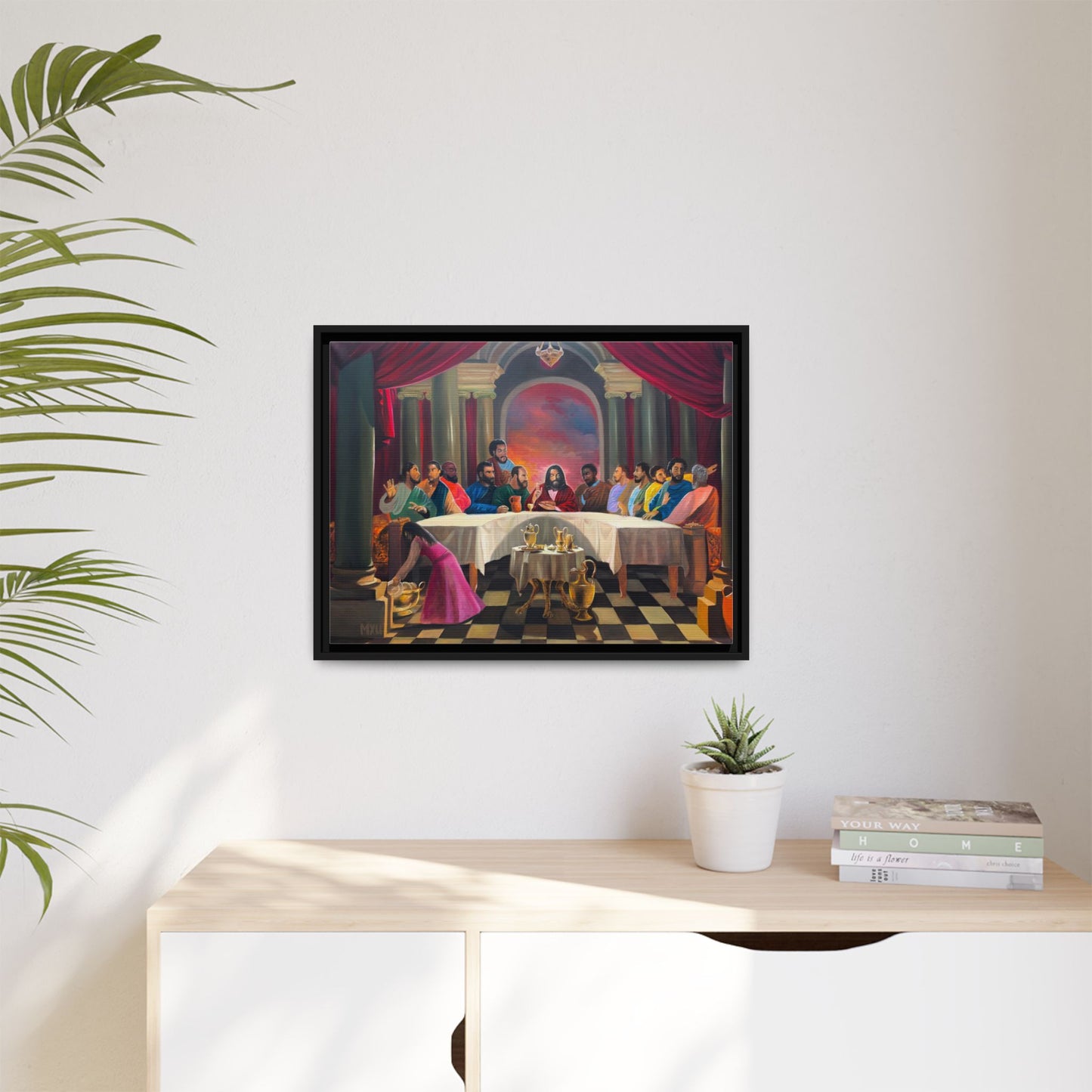Last Supper Painting on Canvas print