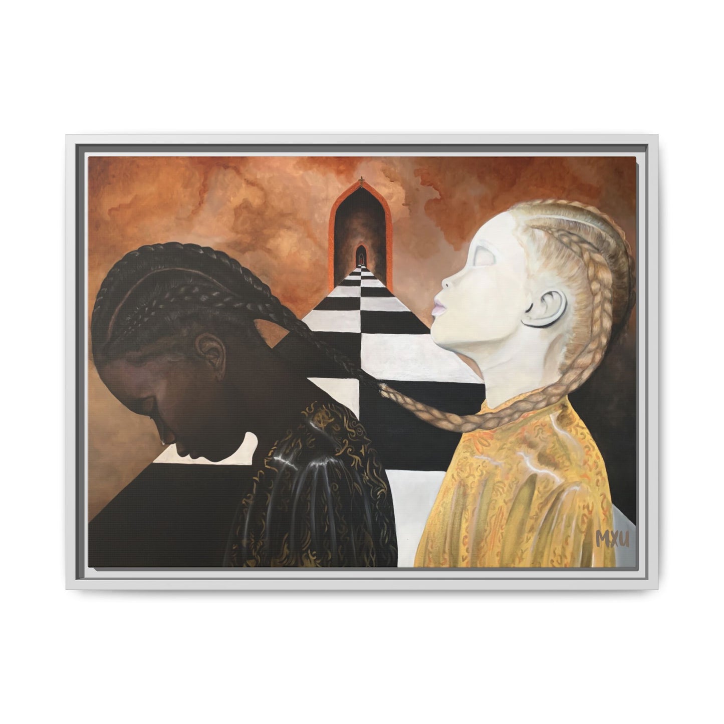 Matte Canvas, Framed (Multi-color)