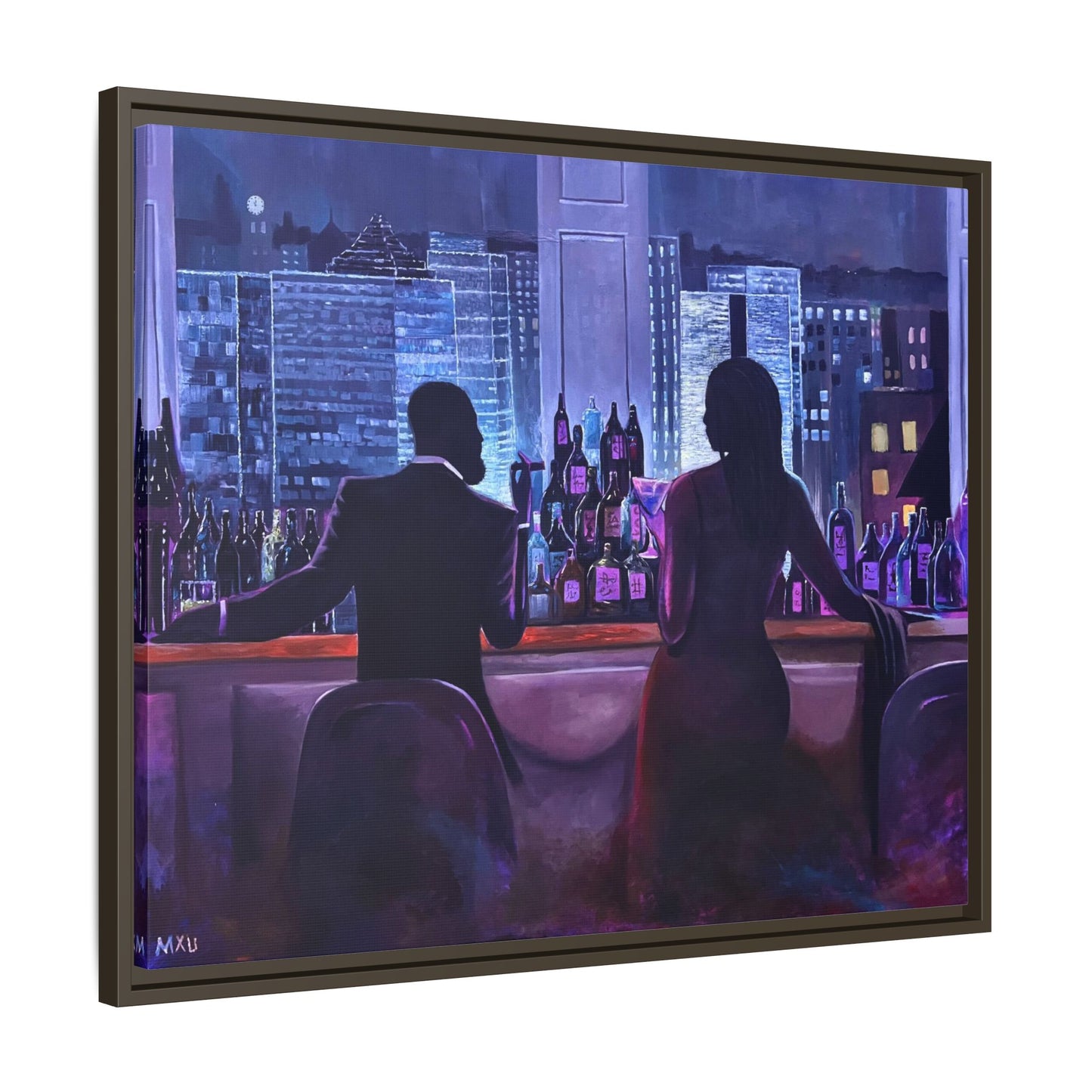 Matte Canvas, Framed (Multi-color)