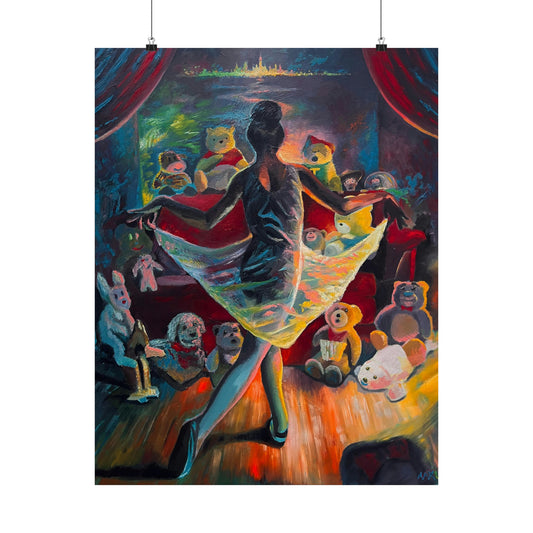 Ballerina Painting | Star of the Show | Matte Vertical Posters