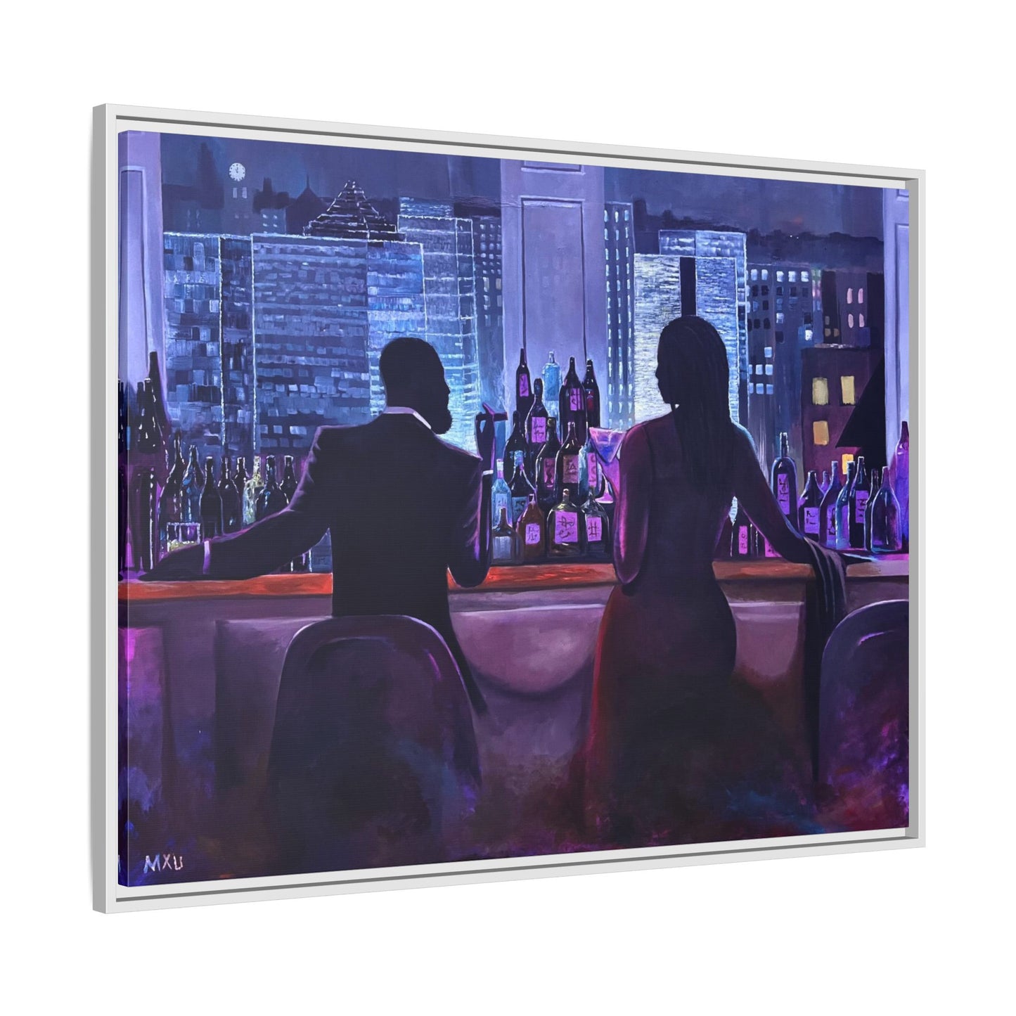 Matte Canvas, Framed (Multi-color)