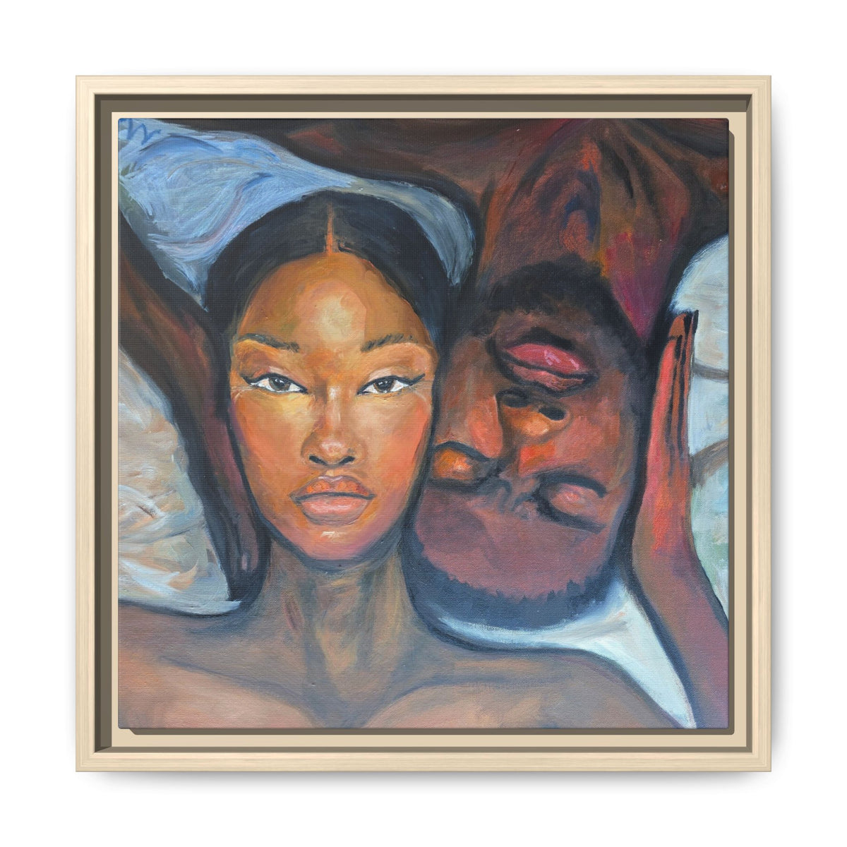 Matte Canvas, Framed (Multi-color)