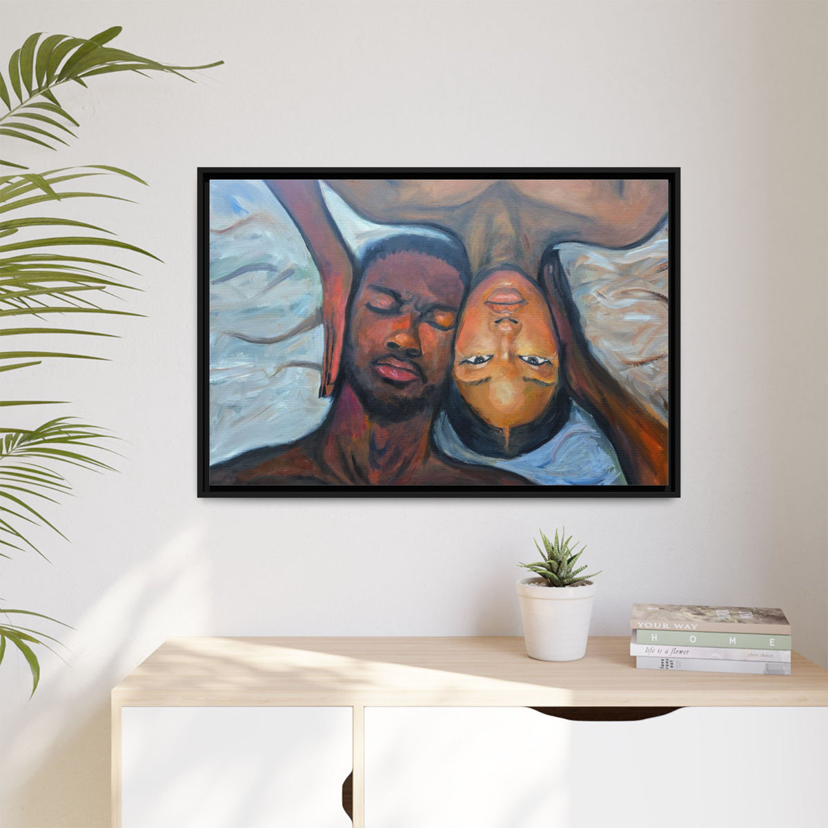 Matte Canvas, Framed (Multi-color)