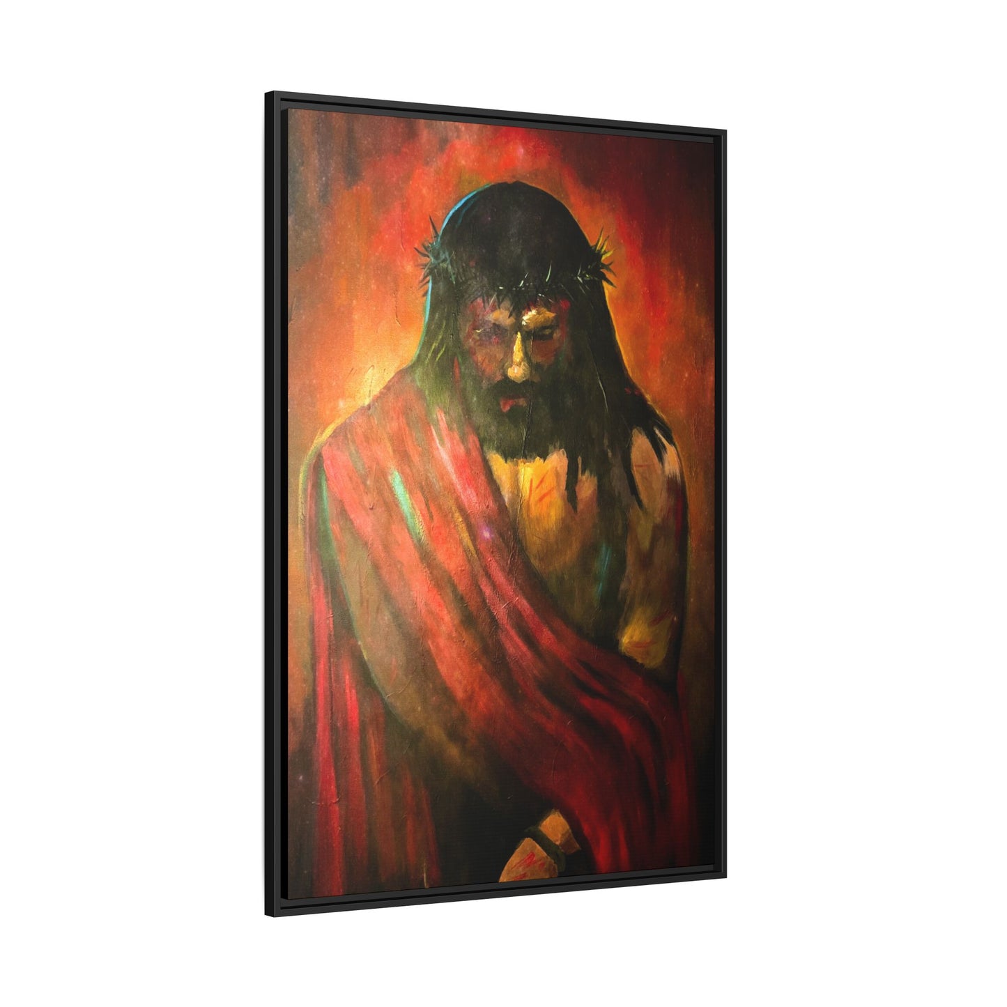 “KING of kings” Matte Canvas, Framed (Multi-color)