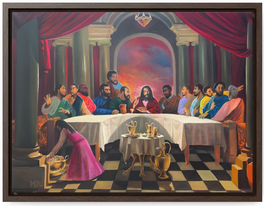 The Last Supper | Framed Canvas Print |Fine Art Collectable